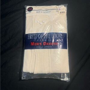1998 Vintage Fruit of the Look Thermal Men’s Drawers Ankle Length Pack